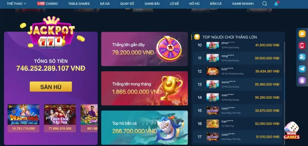 Giao diện ứng dụng di động cg79 iOS